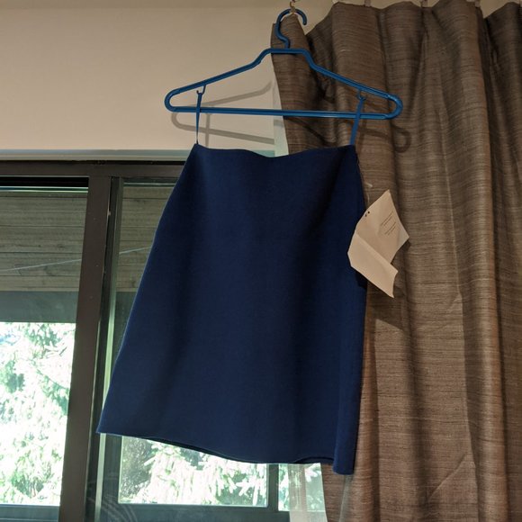 Weekend MaxMara skirt in blue wool- IT38 - Picture 3 of 6